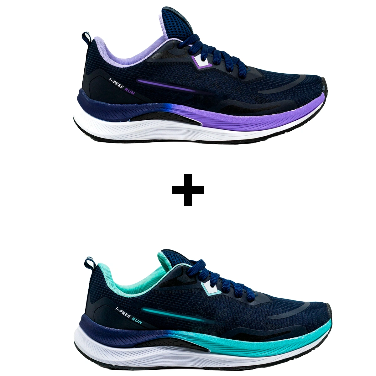 Kit 2 Tênis Feminino de Corrida Free-Run - Imagem 2