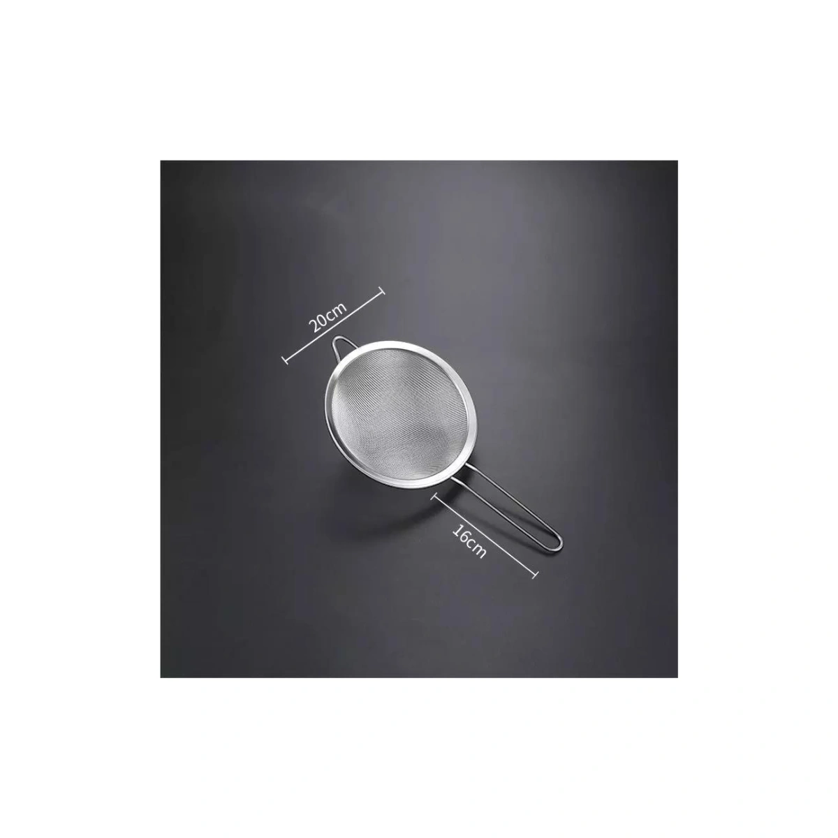 Kit 3 Peneira Coador em aço inox cozinha A7-26 - Imagem 3