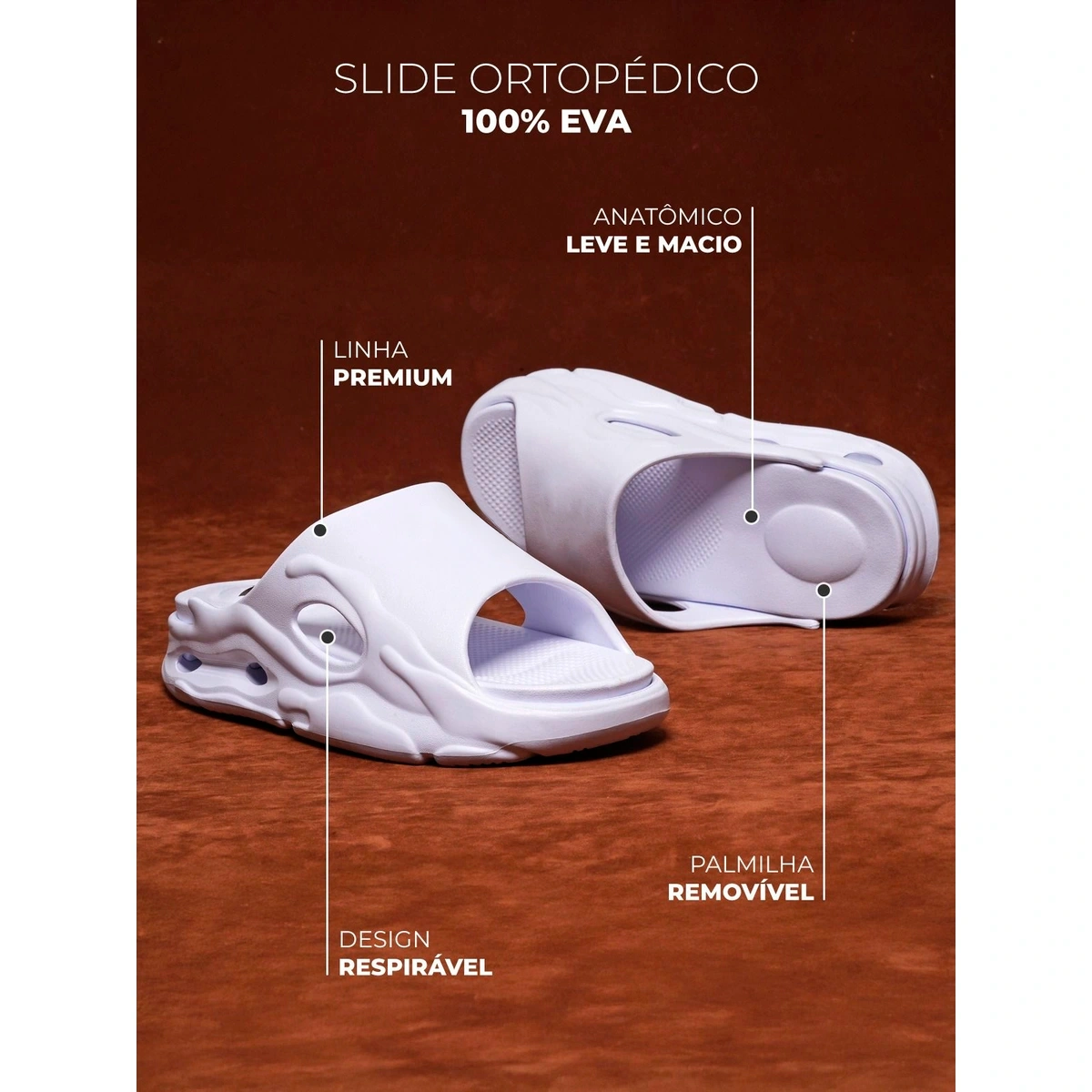 Chinelo Masculino Nuvem Palmilha Removível - Imagem 9