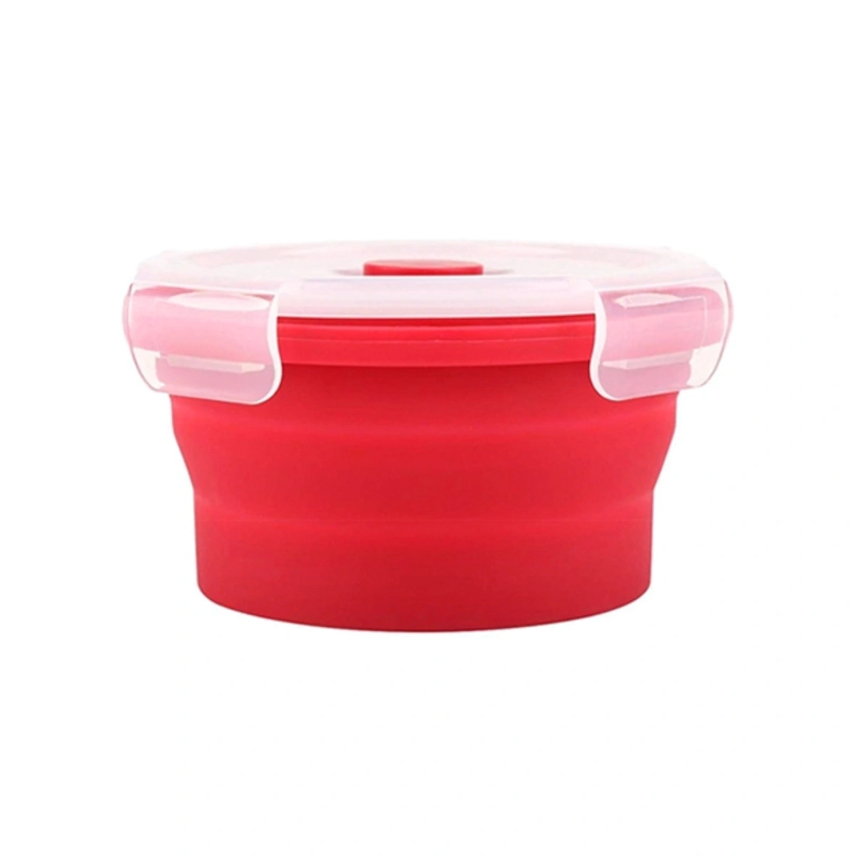 Pote De Silicone Dobrável Retrátil Com Tampa Hermético - Imagem 3