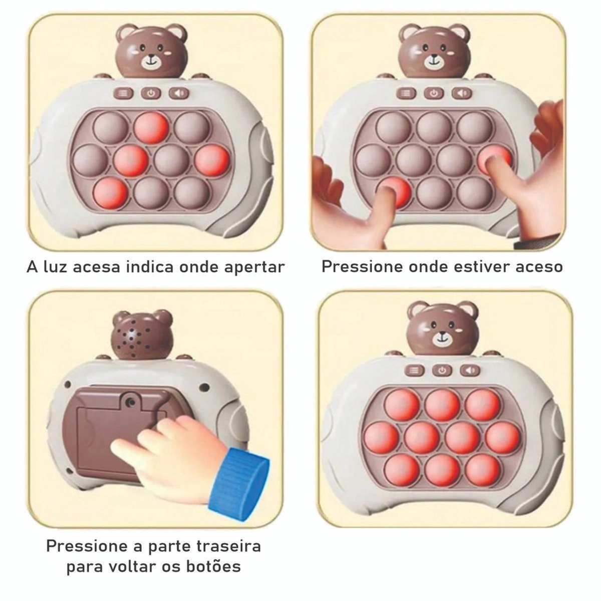 Pop It Brinquedo Eletrônico Anti Stress - Imagem 5