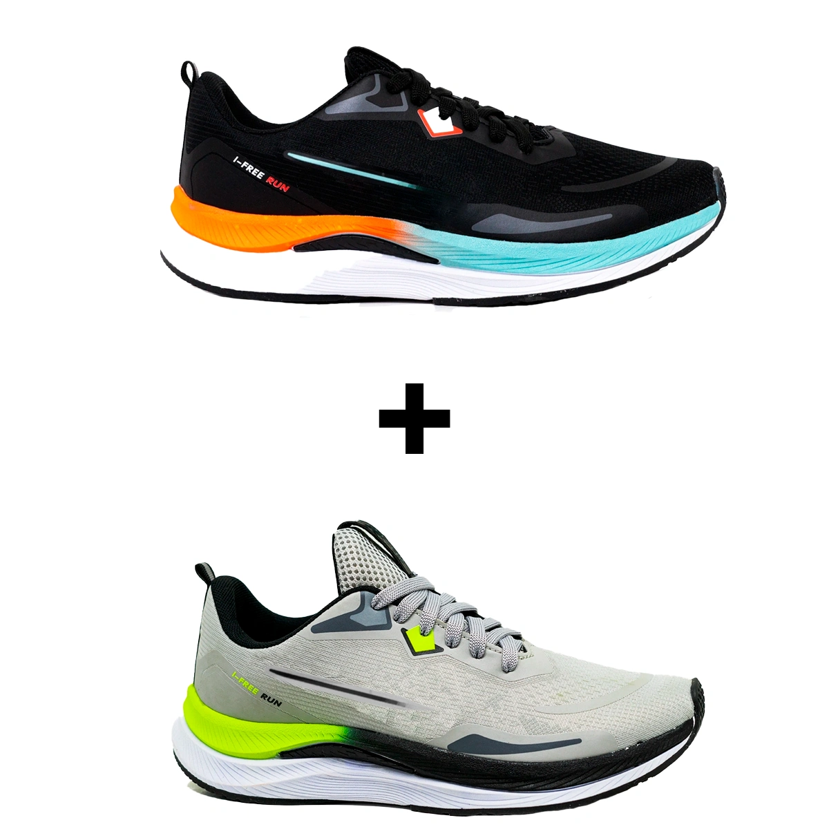 Kit 2 Tênis Masculino de Corrida Free-Run - Imagem 4