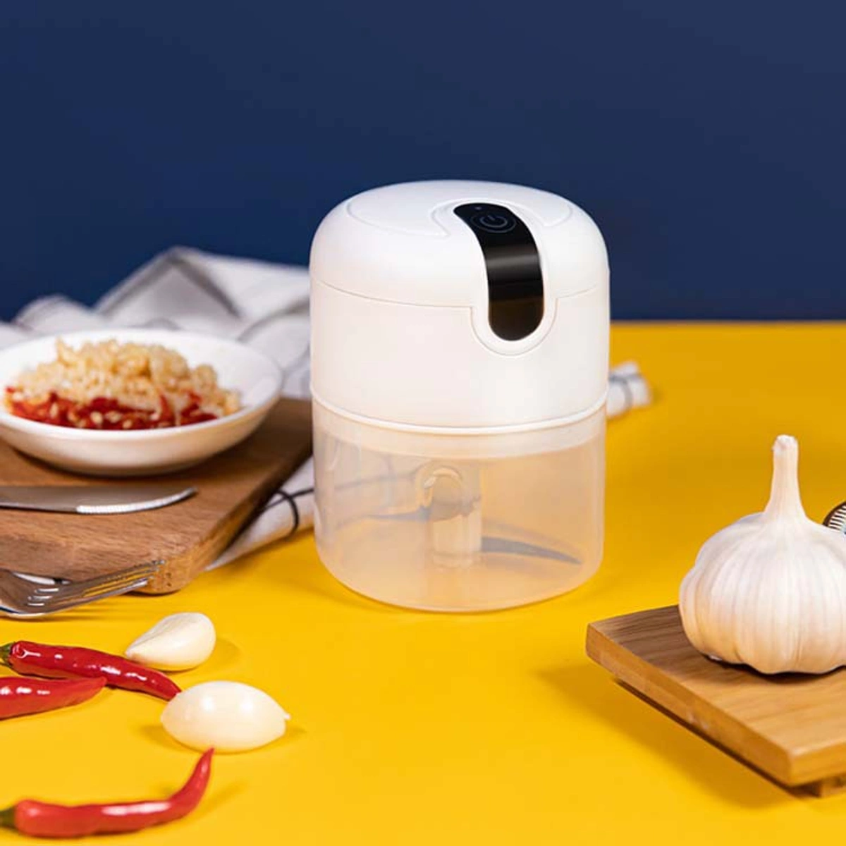 Mini Processador de Alimentos Elétrico Triturador - Imagem 4