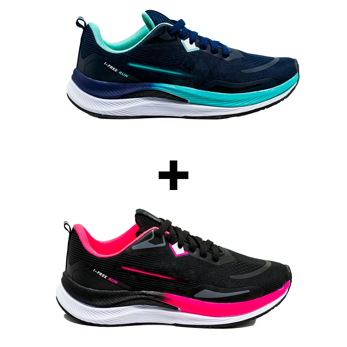 Kit 2 Tênis Feminino de Corrida Free-Run - Imagem 4