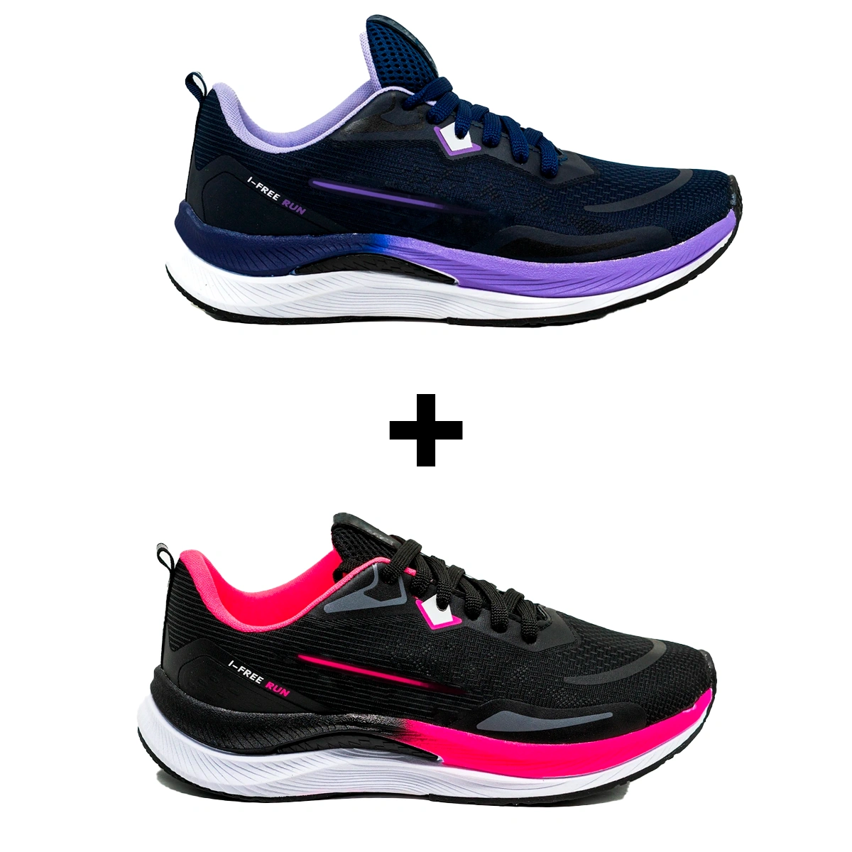 Kit 2 Tênis Feminino de Corrida Free-Run - Imagem 6
