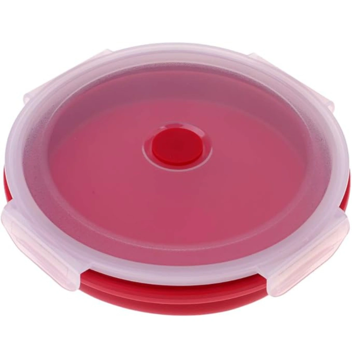 Pote De Silicone Dobrável Retrátil Com Tampa Hermético - Imagem 2