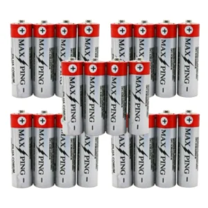 Kit 5 Cartelas com 4 pilhas AA Total 20 pilhas