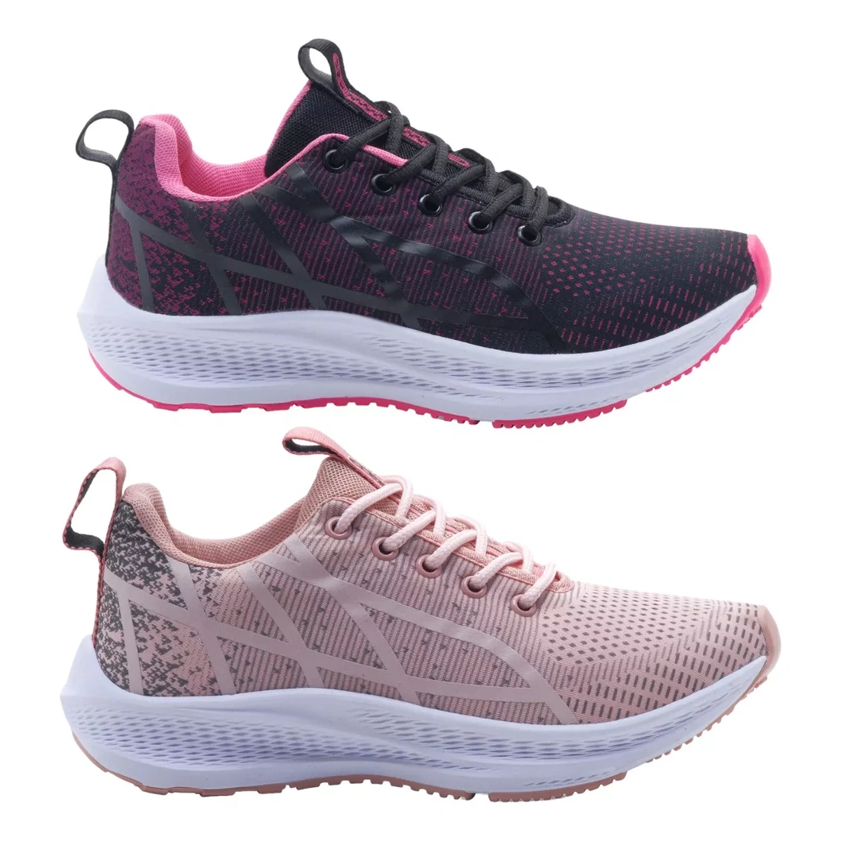 Kit 2 Pares Tênis Feminino Esportivo Confort - Imagem 24