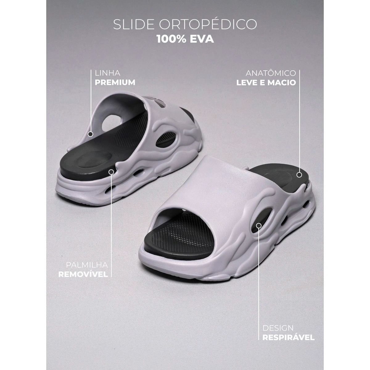 Chinelo Masculino Nuvem Palmilha Removível - Imagem 5